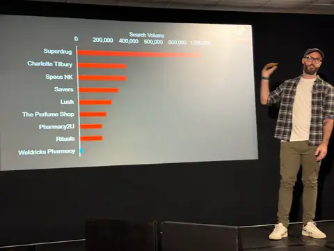 Adam Preston, The Biggest Factors in AI Visibility for Retailers — brightonSEO 2026, zdjęcie 16 (10:41)
