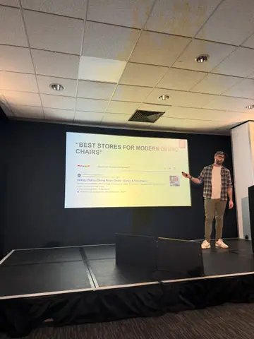 Adam Preston, The Biggest Factors in AI Visibility for Retailers — brightonSEO 2026, zdjęcie 17 (10:44)