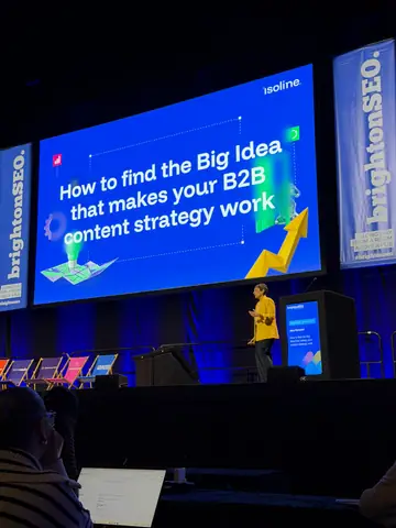 Chima Mmeje i Anu Ramani, Write With AI / Big Idea Content Strategy — brightonSEO 2026, zdjęcie 1 (14:43)