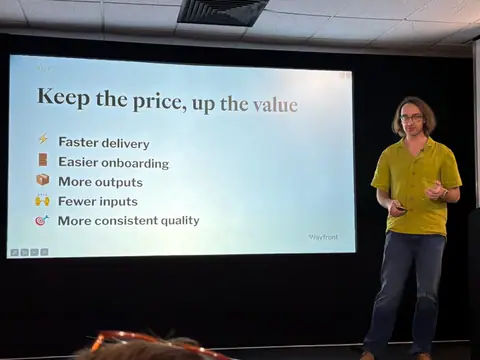 Chris Willow, Building an Agency Like a SaaS — brightonSEO 2026, zdjęcie 8 (11:33)