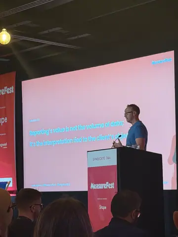Christian Goodrich, How Claude Code Helped Me Transform Reporting and Delivery for AI Search and SEO — brightonSEO 2026, zdjęcie 7 (11:30)