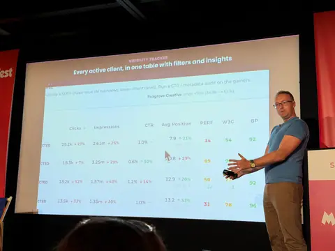Christian Goodrich, How Claude Code Helped Me Transform Reporting and Delivery for AI Search and SEO — brightonSEO 2026, zdjęcie 8 (11:31)