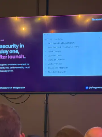 Christian Goodrich, How Claude Code Helped Me Transform Reporting and Delivery for AI Search and SEO — brightonSEO 2026, zdjęcie 14 (11:39)
