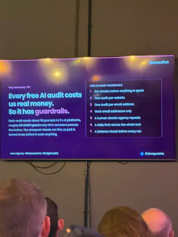Christian Goodrich, How Claude Code Helped Me Transform Reporting and Delivery for AI Search and SEO — brightonSEO 2026, zdjęcie 18 (11:40)
