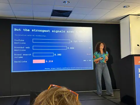 Eilish Hughes, We Didn't Build a GEO Team — brightonSEO 2026, zdjęcie 2 (12:17)