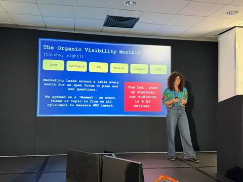 Eilish Hughes, We Didn't Build a GEO Team — brightonSEO 2026, zdjęcie 4 (12:19)