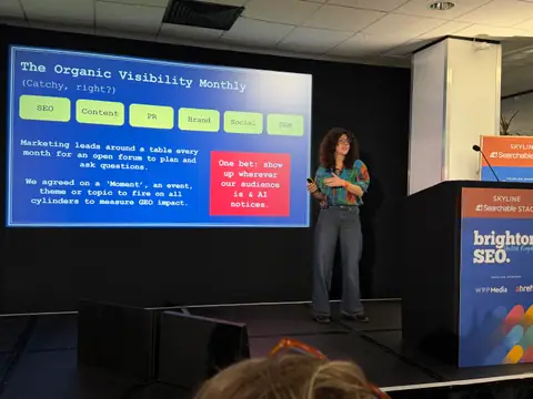 Eilish Hughes, We Didn't Build a GEO Team — brightonSEO 2026, zdjęcie 5 (12:19)