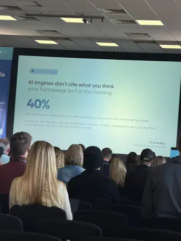 Gintarė Rimolaitytė, Who AI Cites Now: How Source Patterns Shifted Since December 2025 — brightonSEO 2026, zdjęcie 3 (10:41)