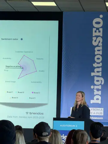 Gintarė Rimolaitytė, Who AI Cites Now: How Source Patterns Shifted Since December 2025 — brightonSEO 2026, zdjęcie 6 (10:43)