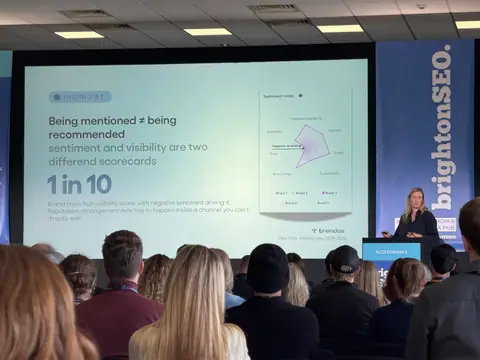Gintarė Rimolaitytė, Who AI Cites Now: How Source Patterns Shifted Since December 2025 — brightonSEO 2026, zdjęcie 9 (10:43)