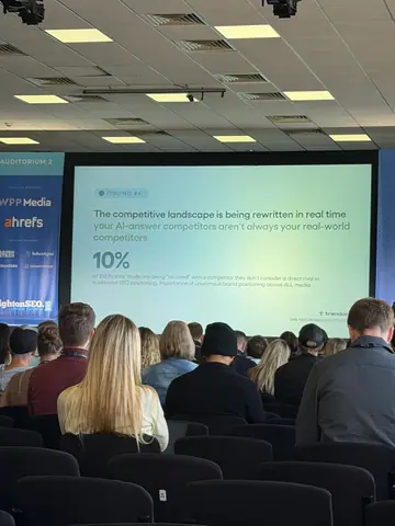 Gintarė Rimolaitytė, Who AI Cites Now: How Source Patterns Shifted Since December 2025 — brightonSEO 2026, zdjęcie 10 (10:44)