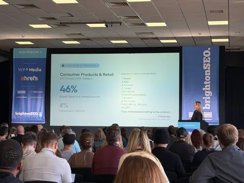 Gintarė Rimolaitytė, Who AI Cites Now: How Source Patterns Shifted Since December 2025 — brightonSEO 2026, zdjęcie 15 (10:49)
