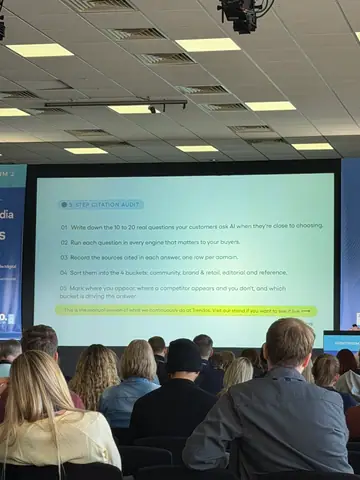 Gintarė Rimolaitytė, Who AI Cites Now: How Source Patterns Shifted Since December 2025 — brightonSEO 2026, zdjęcie 23 (10:53)
