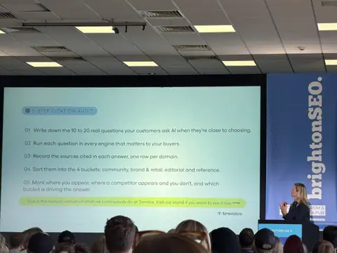 Gintarė Rimolaitytė, Who AI Cites Now: How Source Patterns Shifted Since December 2025 — brightonSEO 2026, zdjęcie 24 (10:53)