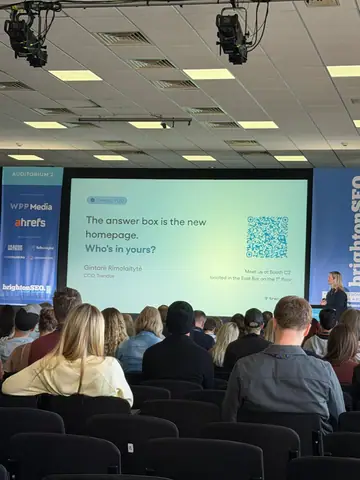 Gintarė Rimolaitytė, Who AI Cites Now: How Source Patterns Shifted Since December 2025 — brightonSEO 2026, zdjęcie 25 (10:55)