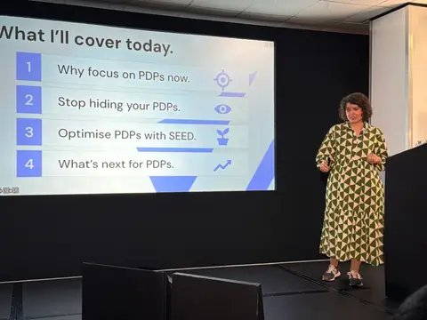 Greta Koivikko, PDPs Over PLPs — brightonSEO 2026, zdjęcie 2 (10:13)