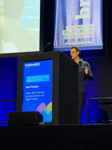 Gus Pelogia, When MCP Servers are (and aren't) the Right Choice — brightonSEO 2026, zdjęcie 5 (14:40)