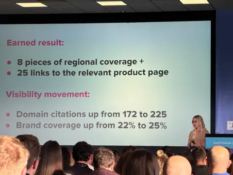 Jane Hunt, Prove It: A Digital PR Playbook for Winning AI Citations and Reporting GEO Impact — brightonSEO 2026, zdjęcie 4 (16:16)