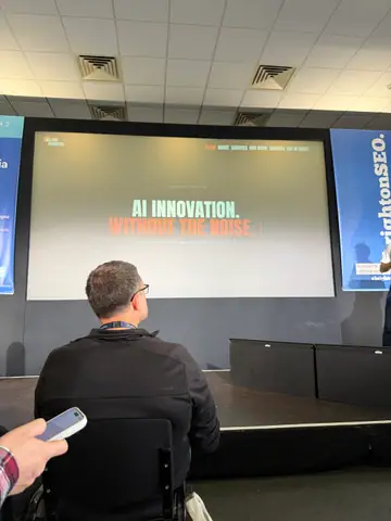 Jeremy McDonald, From Gut Checks to Guardrails: Deploying Trustworthy AI for Marketing QA — brightonSEO 2026, zdjęcie 4 (14:07)