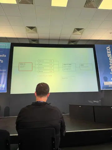 Jeremy McDonald, From Gut Checks to Guardrails: Deploying Trustworthy AI for Marketing QA — brightonSEO 2026, zdjęcie 14 (14:13)