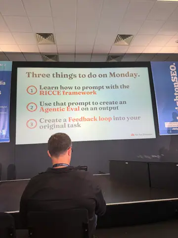 Jeremy McDonald, From Gut Checks to Guardrails: Deploying Trustworthy AI for Marketing QA — brightonSEO 2026, zdjęcie 33 (14:19)