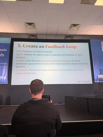 Jeremy McDonald, From Gut Checks to Guardrails: Deploying Trustworthy AI for Marketing QA — brightonSEO 2026, zdjęcie 36 (14:21)