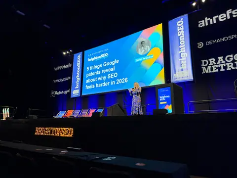 John Iwuozor, 5 Things Google Patents Reveal About Why SEO Feels Harder in 2026 — brightonSEO 2026, zdjęcie 1 (17:03)