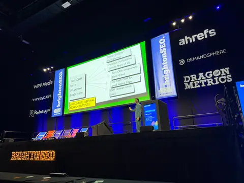 John Iwuozor, 5 Things Google Patents Reveal About Why SEO Feels Harder in 2026 — brightonSEO 2026, zdjęcie 4 (17:07)