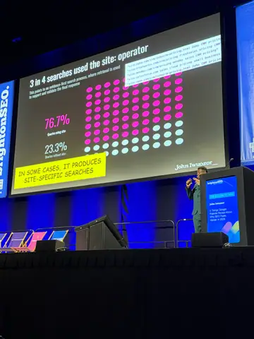 John Iwuozor, 5 Things Google Patents Reveal About Why SEO Feels Harder in 2026 — brightonSEO 2026, zdjęcie 9 (17:09)