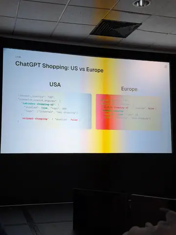 Malte Landwehr, ChatGPT Shopping: Lessons from 1M Products — brightonSEO 2026, zdjęcie 6 (09:33)