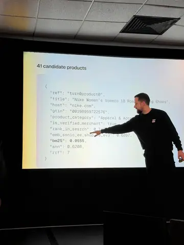 Malte Landwehr, ChatGPT Shopping: Lessons from 1M Products — brightonSEO 2026, zdjęcie 13 (09:37)