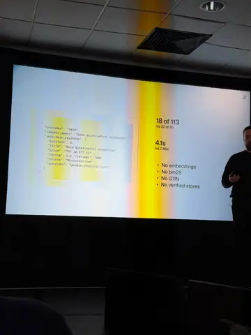 Malte Landwehr, ChatGPT Shopping: Lessons from 1M Products — brightonSEO 2026, zdjęcie 20 (09:41)
