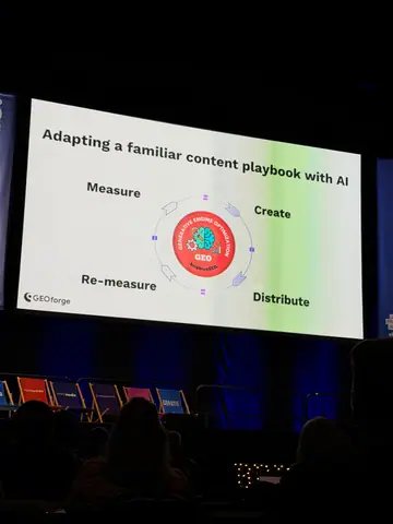 Paris Childress, Information Gain: The Missing Metric in Every GEO Content Strategy? — brightonSEO 2026, zdjęcie 17 (10:02)