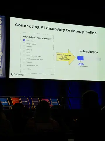 Paris Childress, Information Gain: The Missing Metric in Every GEO Content Strategy? — brightonSEO 2026, zdjęcie 26 (10:08)