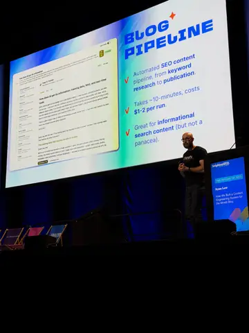 Ryan Law, How We Built a Content Engineering System for the Ahrefs Blog — brightonSEO 2026, zdjęcie 15 (17:24)