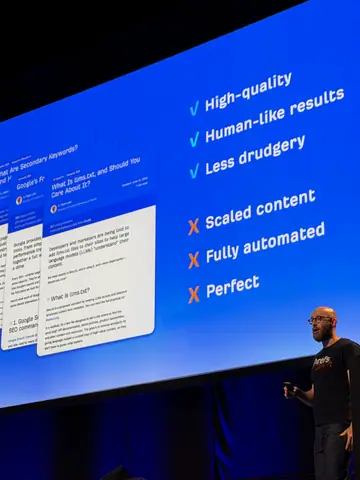 Ryan Law, How We Built a Content Engineering System for the Ahrefs Blog — brightonSEO 2026, zdjęcie 17 (17:25)