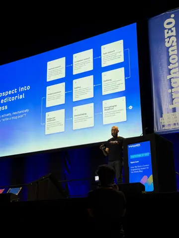 Ryan Law, How We Built a Content Engineering System for the Ahrefs Blog — brightonSEO 2026, zdjęcie 21 (17:26)
