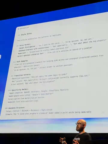 Ryan Law, How We Built a Content Engineering System for the Ahrefs Blog — brightonSEO 2026, zdjęcie 43 (17:31)