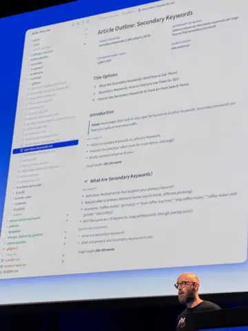 Ryan Law, How We Built a Content Engineering System for the Ahrefs Blog — brightonSEO 2026, zdjęcie 47 (17:32)