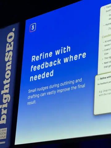 Ryan Law, How We Built a Content Engineering System for the Ahrefs Blog — brightonSEO 2026, zdjęcie 48 (17:32)