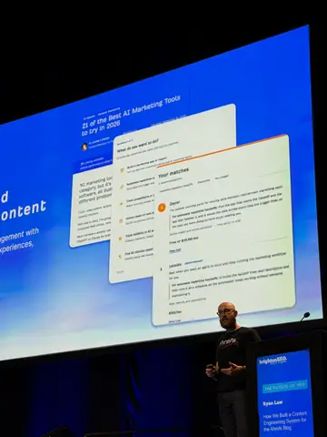 Ryan Law, How We Built a Content Engineering System for the Ahrefs Blog — brightonSEO 2026, zdjęcie 67 (17:36)
