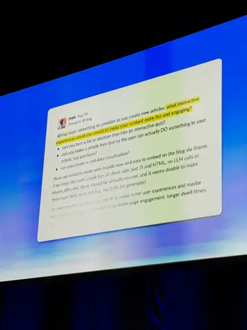 Ryan Law, How We Built a Content Engineering System for the Ahrefs Blog — brightonSEO 2026, zdjęcie 74 (17:38)
