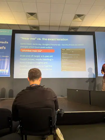Sam Page, Win at Local AEO: The Wild West of AI Search — brightonSEO 2026, zdjęcie 16 (14:31)