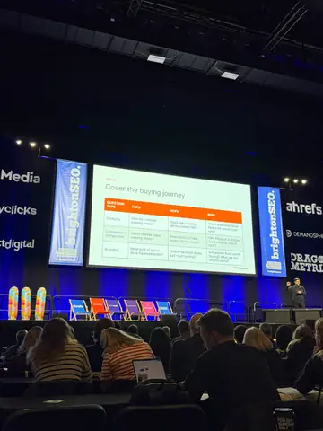 Samanyou Garg, Drowning in prompts? How to build an AEO program around the data that matters — brightonSEO 2026, zdjęcie 9 (10:15)