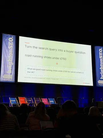 Samanyou Garg, Drowning in prompts? How to build an AEO program around the data that matters — brightonSEO 2026, zdjęcie 13 (10:17)
