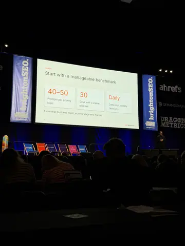 Samanyou Garg, Drowning in prompts? How to build an AEO program around the data that matters — brightonSEO 2026, zdjęcie 19 (10:20)