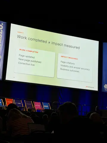 Samanyou Garg, Drowning in prompts? How to build an AEO program around the data that matters — brightonSEO 2026, zdjęcie 35 (10:28)
