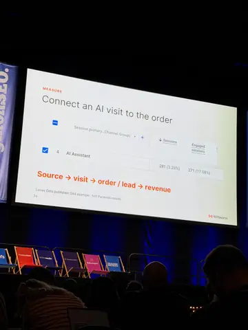 Samanyou Garg, Drowning in prompts? How to build an AEO program around the data that matters — brightonSEO 2026, zdjęcie 38 (10:28)