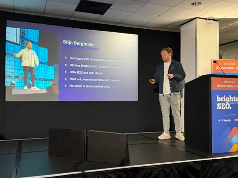 Stijn Bergmans, 7 Tactics for Agentic Search and Shopping — brightonSEO 2026, zdjęcie 7 (09:53)