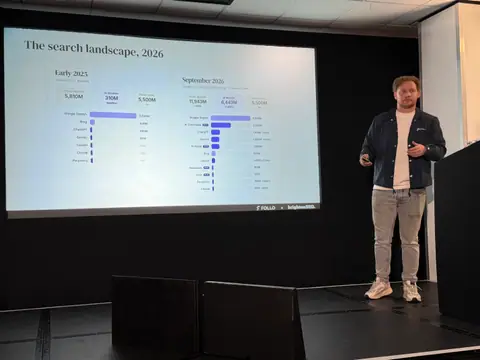 Stijn Bergmans, 7 Tactics for Agentic Search and Shopping — brightonSEO 2026, zdjęcie 13 (09:54)